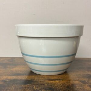 Crate & Barrel Striped Bowl